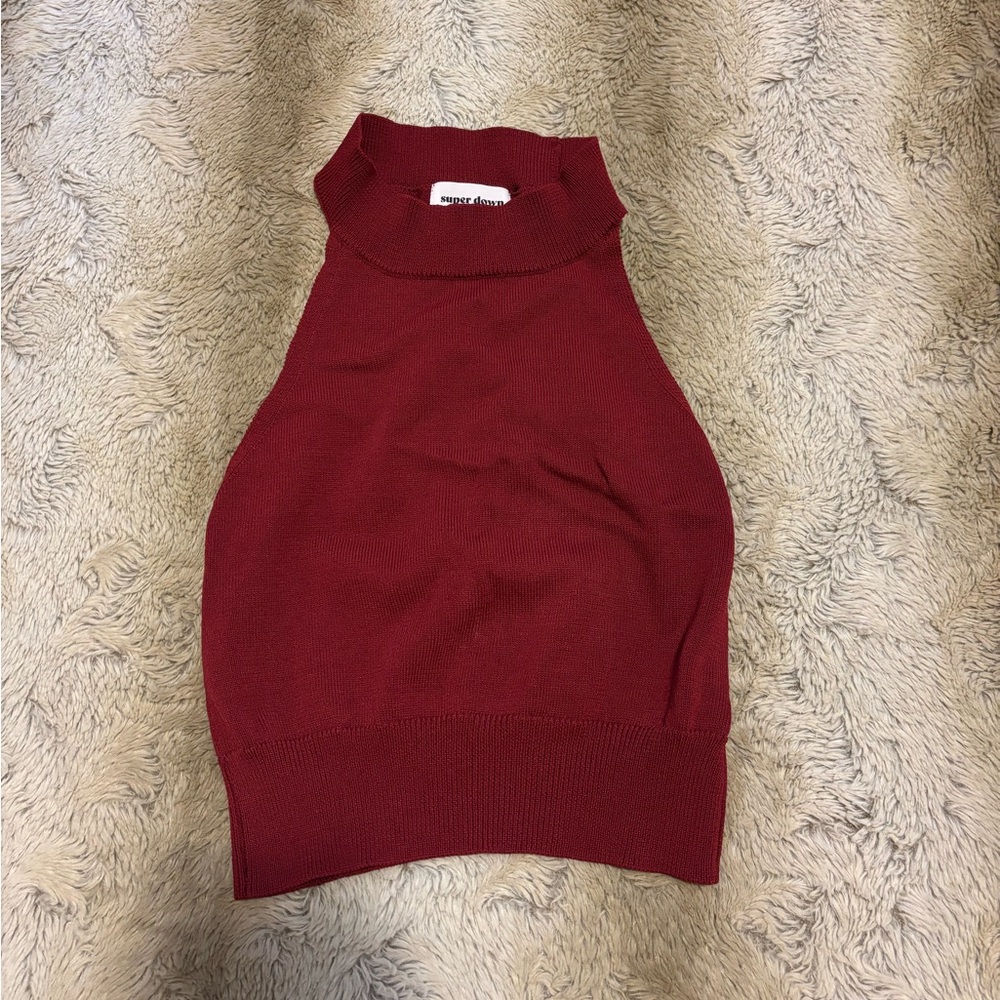 Superdown Joelle O Ring XS Cropped Top